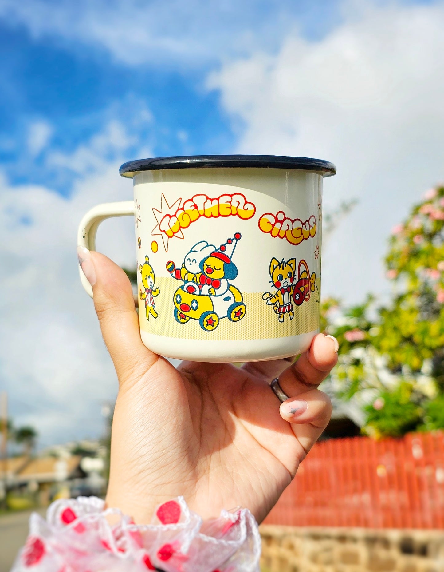 Together Circus | Enamel Mug GetWellMrkt x Lokimeku Collab!