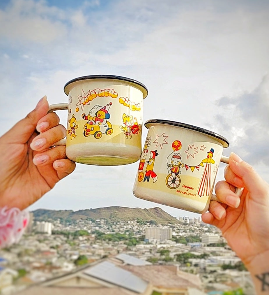 Together Circus | Enamel Mug GetWellMrkt x Lokimeku Collab!