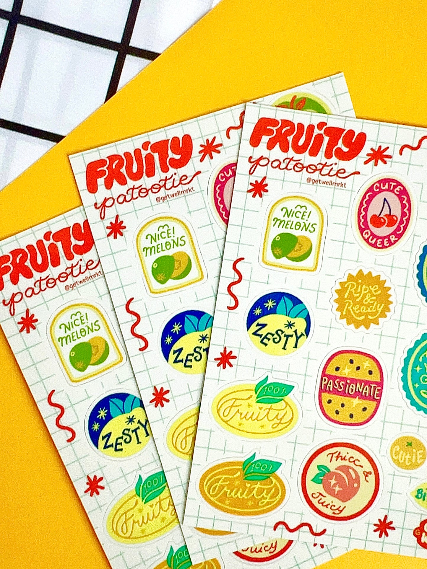 Fruity Patootie | Sticker Sheet