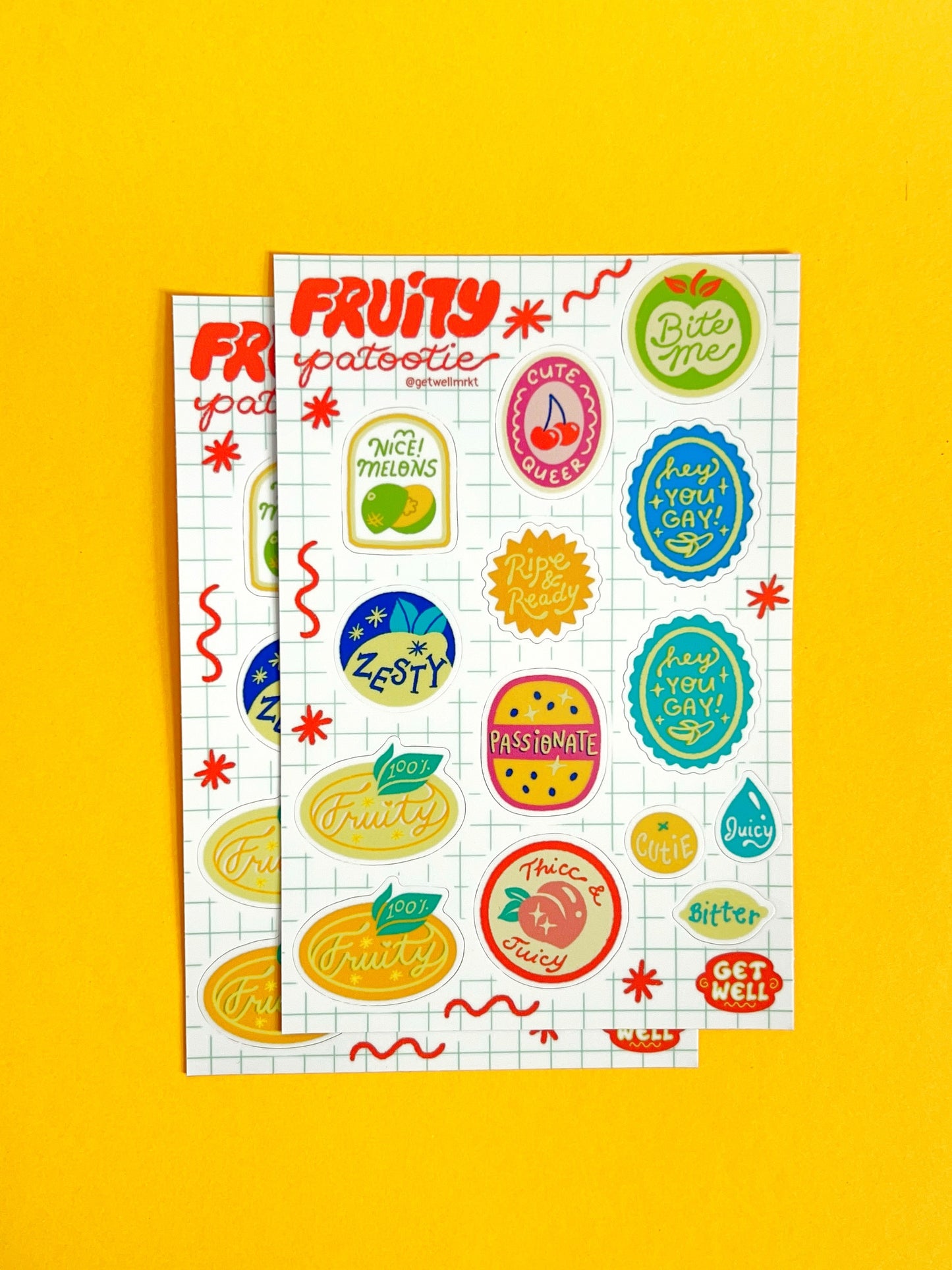 Fruity Patootie | Sticker Sheet