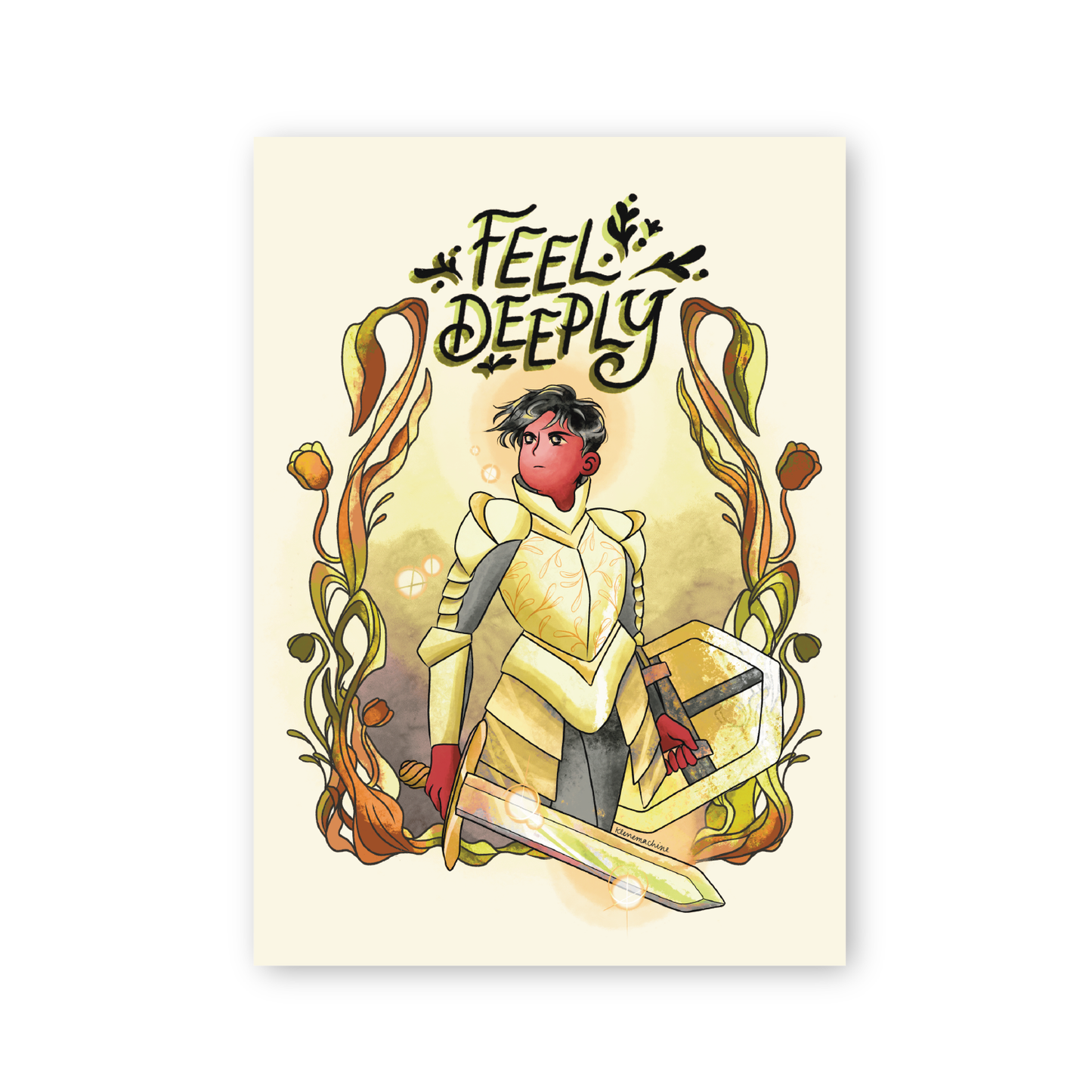 Feel Deeply Knight | Print