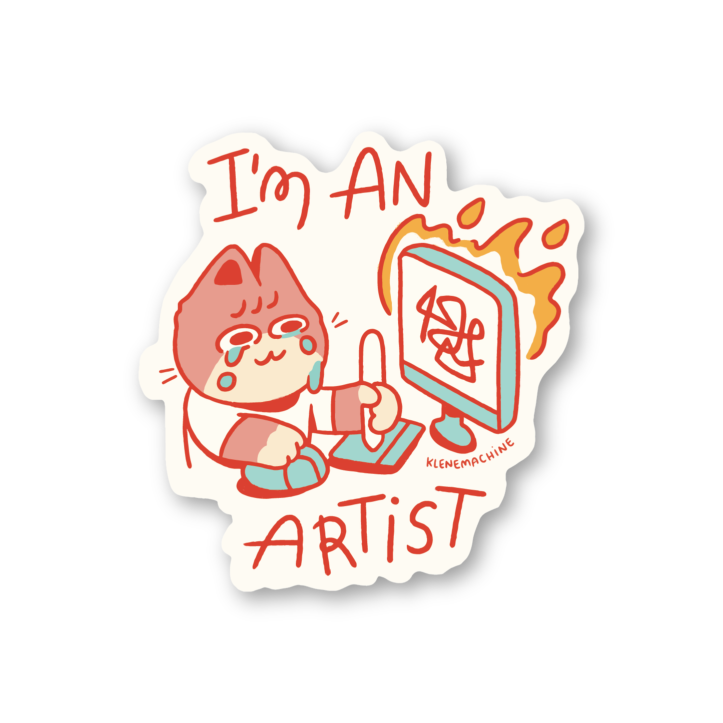 I'm A Digital Artist | Sticker