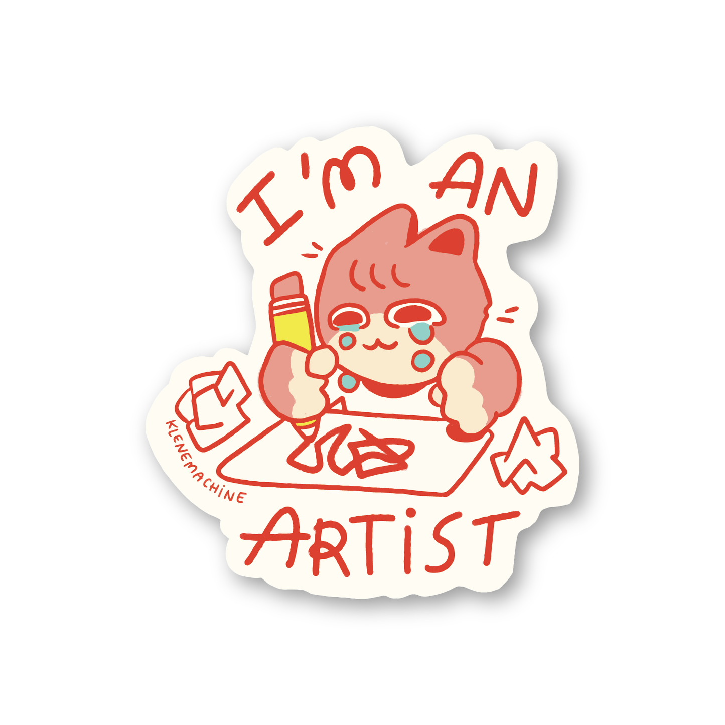 I'm A Traditional Artist | Sticker
