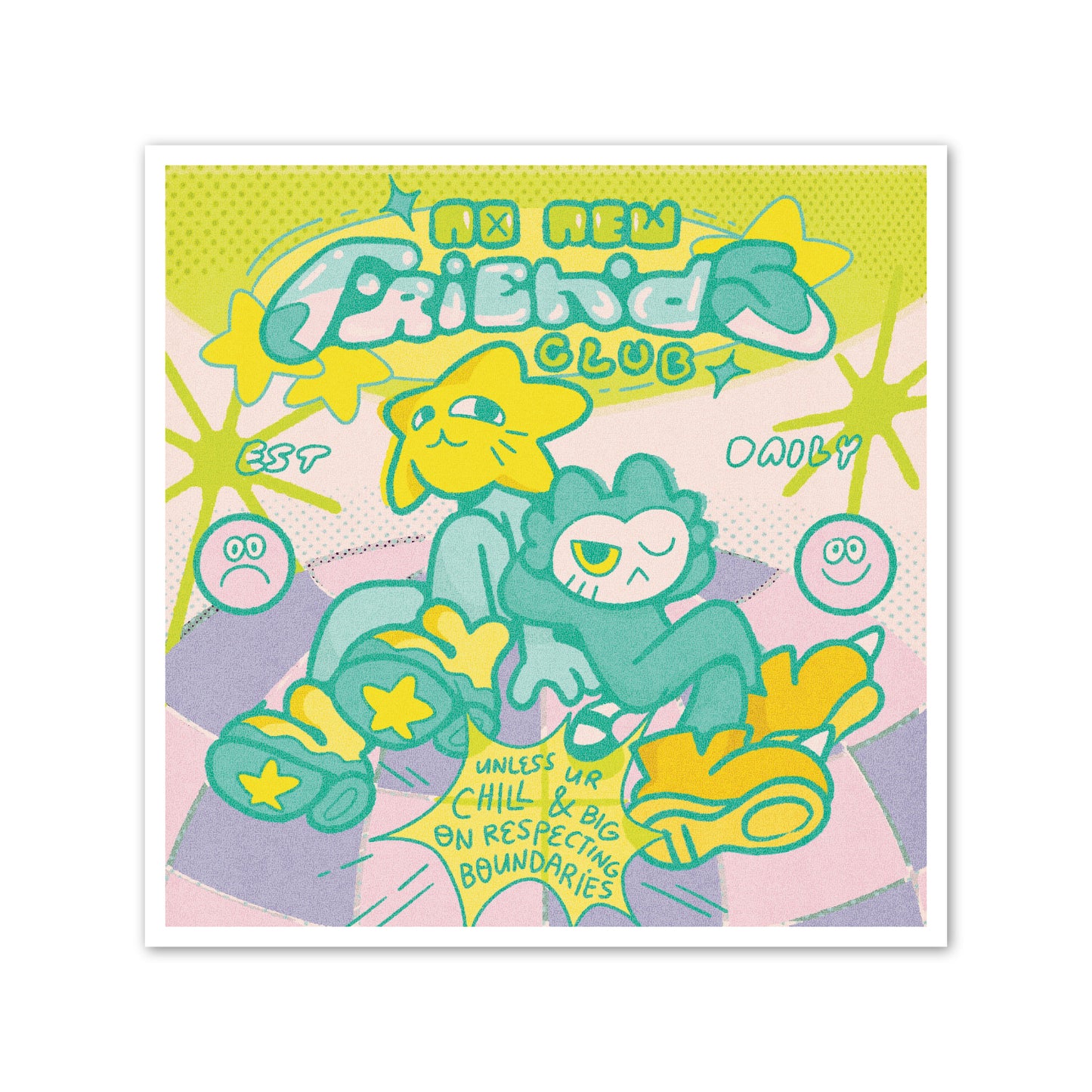 No New Friends Club | Print