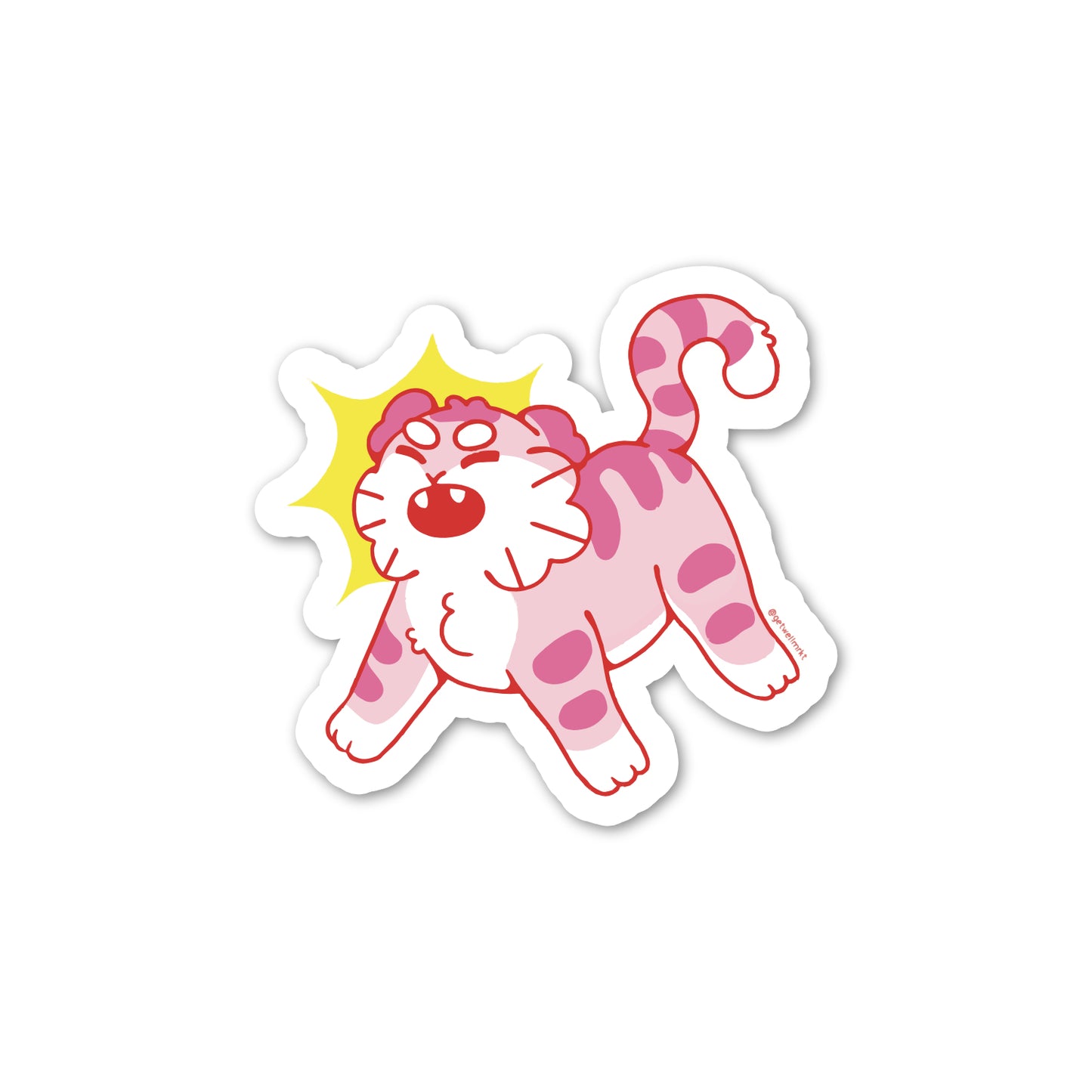 Shouting Tiger | Sticker